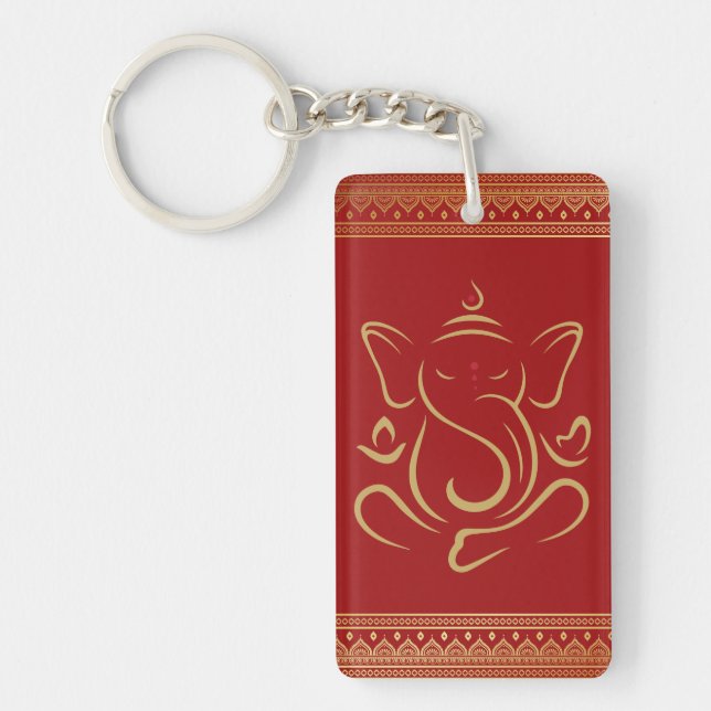 Ganesh Acrylic Keychain (Framsidan)