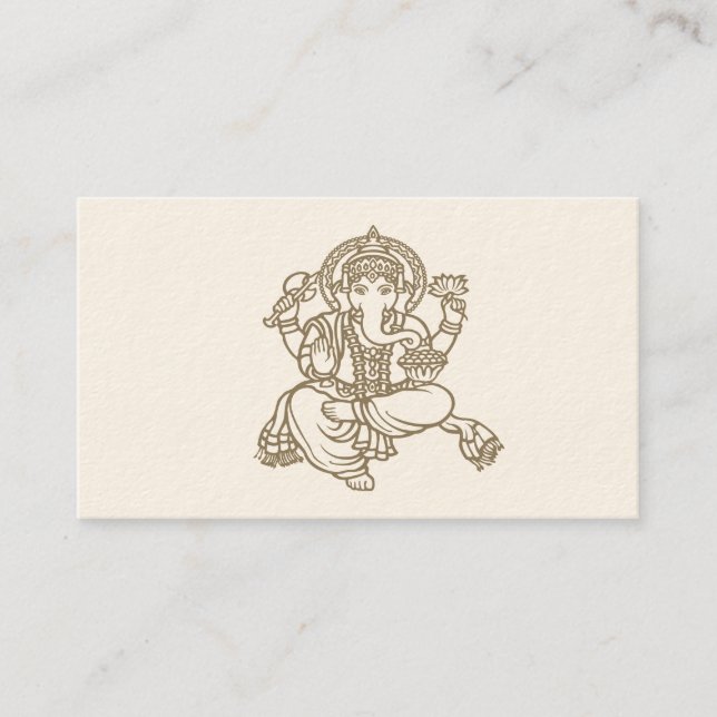 Ganesh Affärskort Visitkort (Framsida)