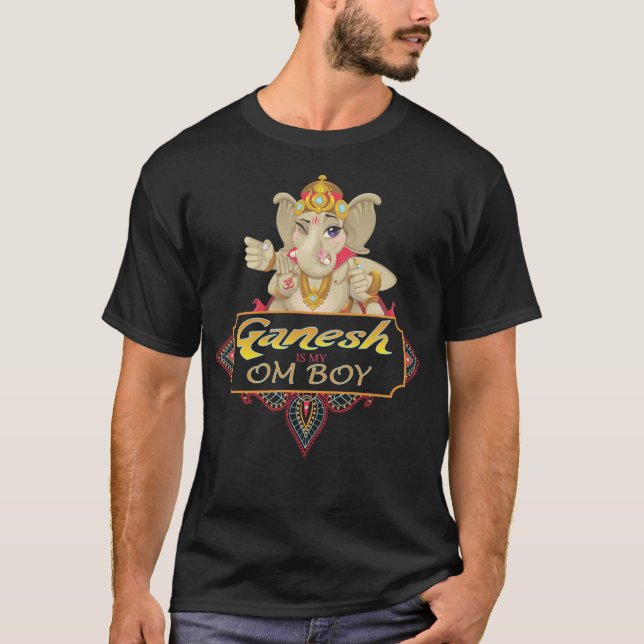 Ganesh är min Om-pojke T-shirt (Framsida)