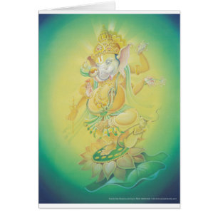 Ganesh Aura Hälsningskort