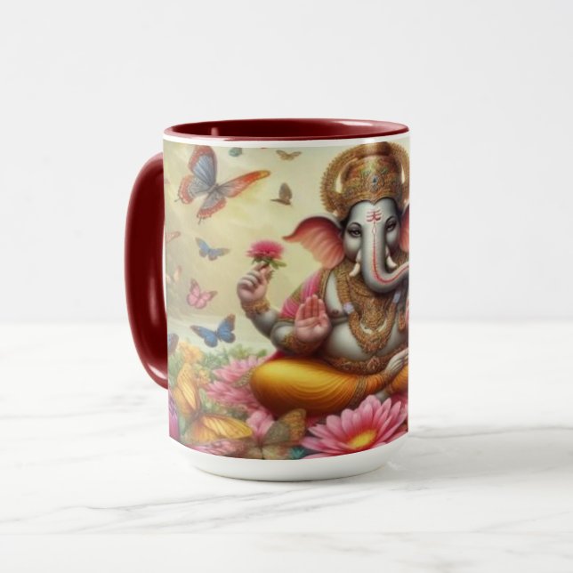 Ganesh Blating Coffee Mugg (Framsida vänster)
