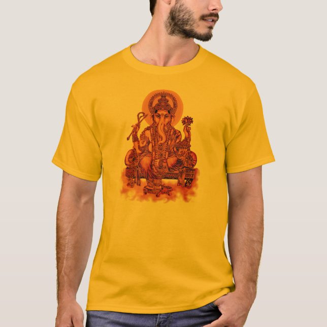 Ganesh - borttagningsmedel av hinder t-shirt (Framsida)