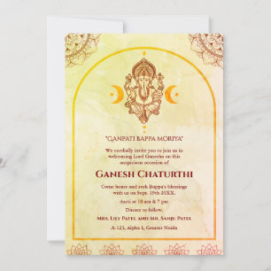 Ganesh Chaturthi Puja Inbjudningar