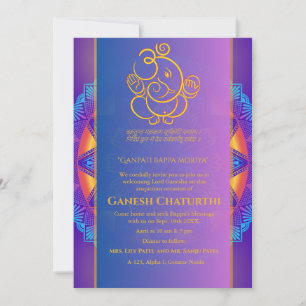 Ganesh Chaturthi Puja Inbjudningar