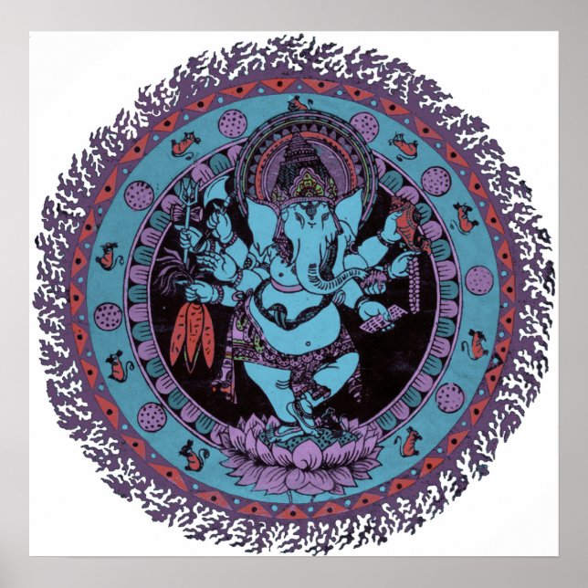 Ganesh Dancer Poster (Framsidan)