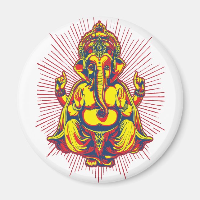 Ganesh-effekt Magnet (Framsidan)