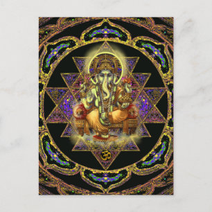 Ganesh - ersättning av hinder vykort