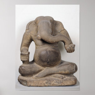 Ganesh från den Tuol Pheak släktingen Poster