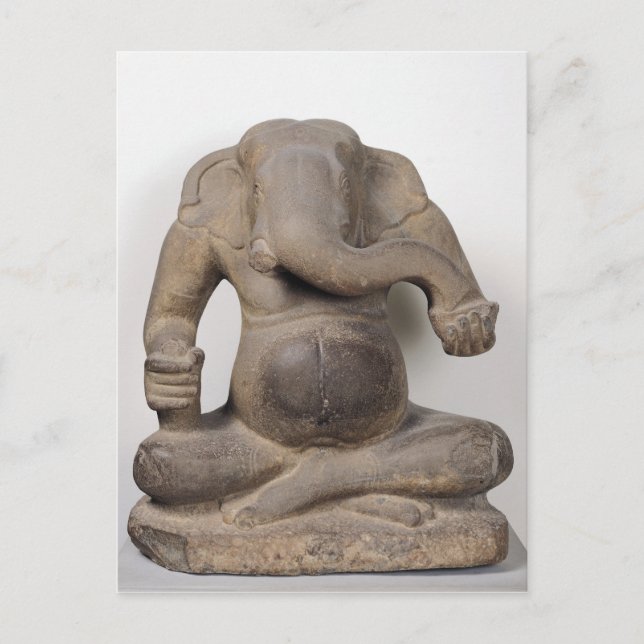 Ganesh från Tuol Pheak Kin Vykort (Framsida)