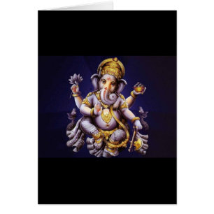Ganesh Ganesha hinduisk Indien asiatisk Hälsningskort