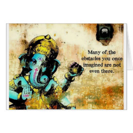 Ganesh Ganesha hinduisk Indien asiatisk Hälsningskort