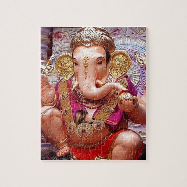 Ganesh Ganesha hinduisk Indien asiatisk Pussel (Vertikal)