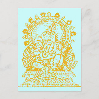 Ganesh: Gode om framgång Vykort