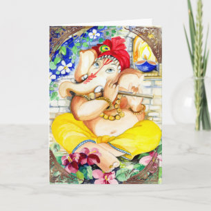 Ganesh-gratulationskort Kort