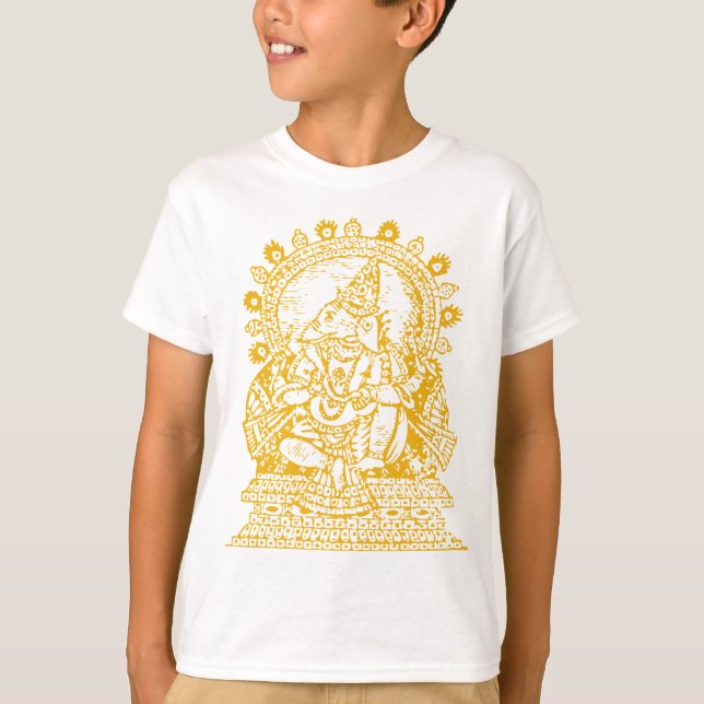 Ganesh: Gud av framgång Tee Shirt (Framsida)