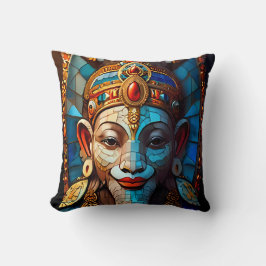Ganesh Gudom Idian God Cushion Dekorativ kudde