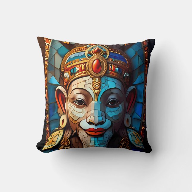 Ganesh Gudom Idian God Cushion Dekorativ kudde (Framsida)