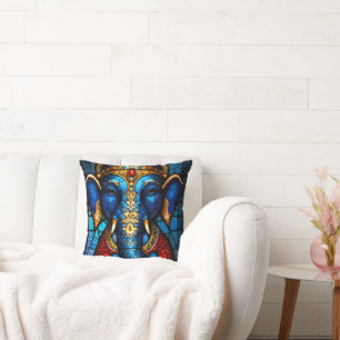 Ganesh Gudom Idian God Cushion Dekorativ kudde