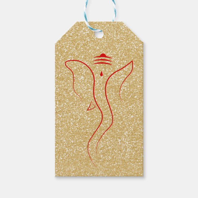 Ganesh Guld Presentetikett (Framsidan)