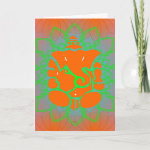 Ganesh hälsningkort kort