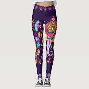 Ganesh Hindu God: Festive Seamless Leggings