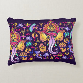 Ganesh Hindu God: Festive Seamless Prydnadskudde