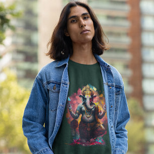 Ganesh Hindu Hoodie Lång Ärmad Tröja