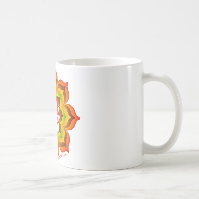 Ganesh i lotusblomma kaffemugg (Höger)