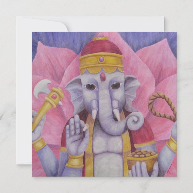 Ganesh inbjudan- eller lägenhetkort inbjudningar (Framsida)