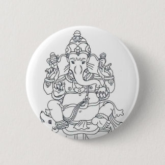 Ganesh knäppas emblem knapp