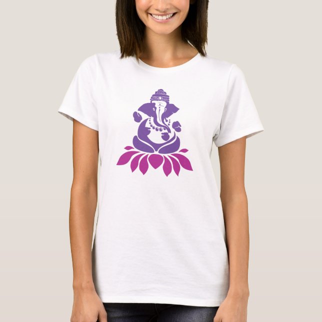Ganesh kvinna Flowy skjorta T-shirt (Framsida)