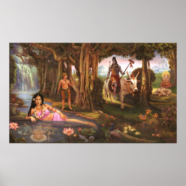 Ganesh Leela - Före Ganesh har hans elefanthuvud Poster (Framsidan)