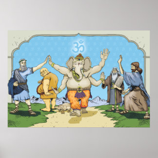 GANESH OCH VÄNNER POSTER
