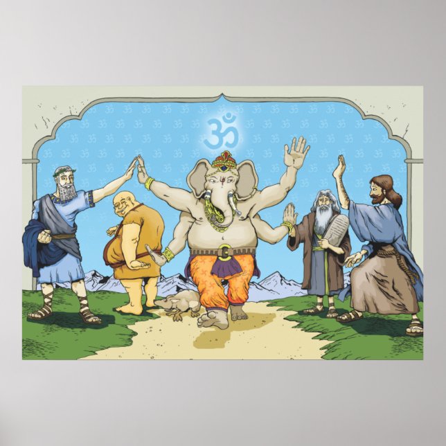 GANESH OCH VÄNNER POSTER (Framsidan)