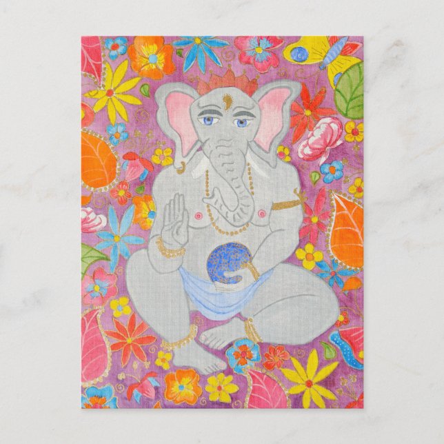 Ganesh Postcard Vykort (Framsida)