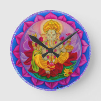 Ganesh Rund Klocka