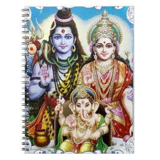 Ganesh, Shiva och Parvati, Lord Ganesha, Durga Anteckningsbok