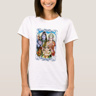 Ganesh, Shiva och Parvati, Lord Ganesha, Durga Tee Shirt