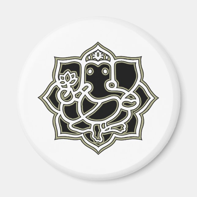 Ganesh som ger framgång magnet (Framsidan)