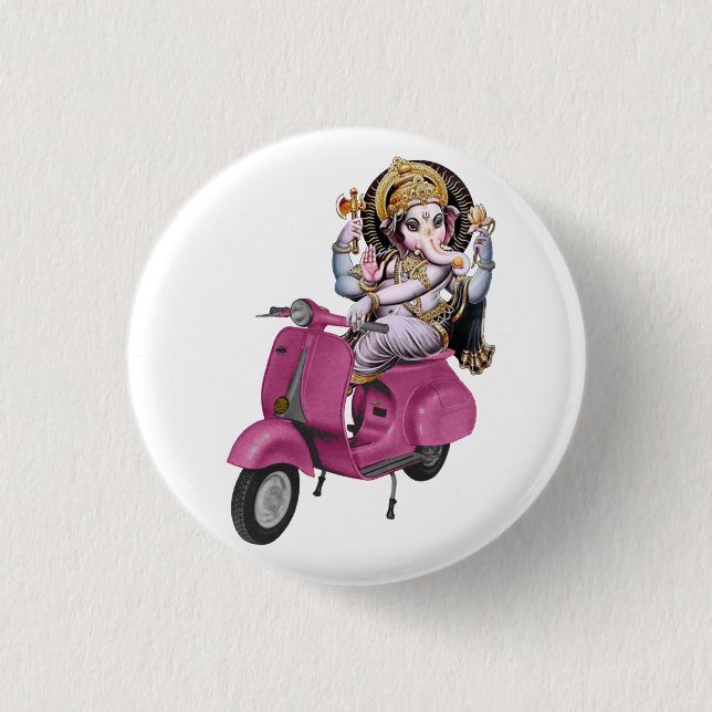 Ganesh sparkcykel II Knapp (Framsida)