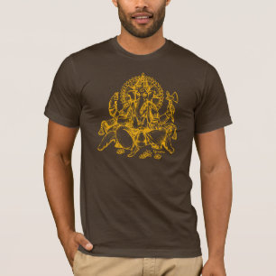 Ganesh specificerar orangen t shirt