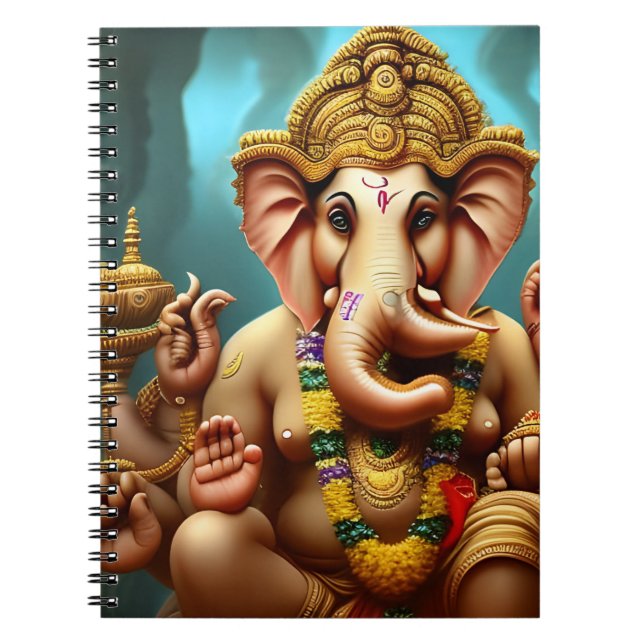Ganesh tar en Selfie Anteckningsbok (Framsidan)