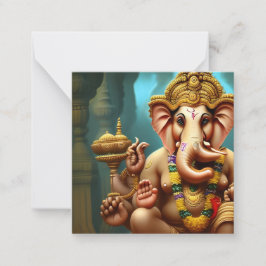 Ganesh tar en Selfie Anteckningskort