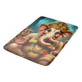 Ganesh tar en Selfie Badrumsmatta