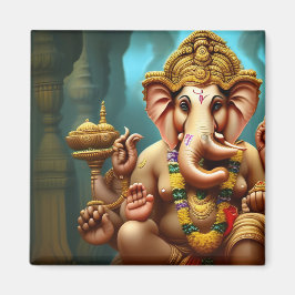 Ganesh tar en Selfie Magnet