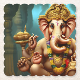 Ganesh tar en Selfie Underlägg Papper