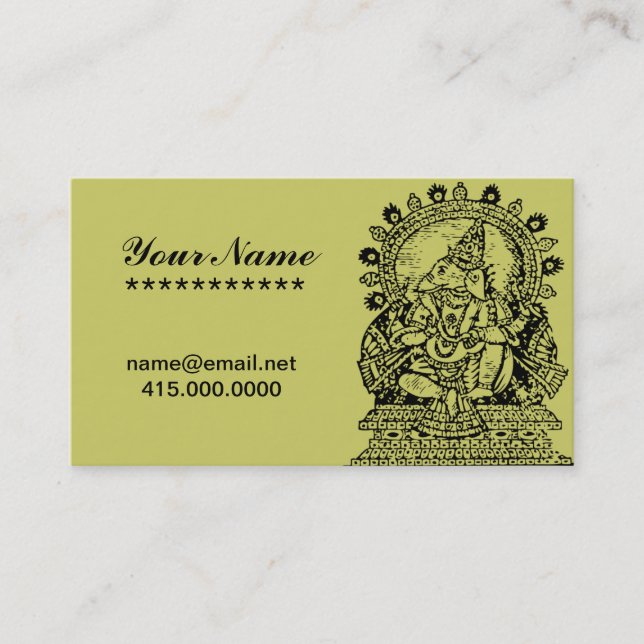 Ganesh Visitkort (Framsida)