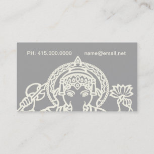 Ganesh Yoga Studio Visitkort