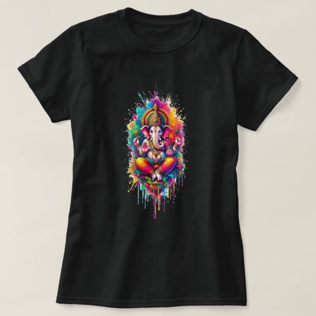 Ganesha 1 Kvinnor T Shirt (Design framsida)