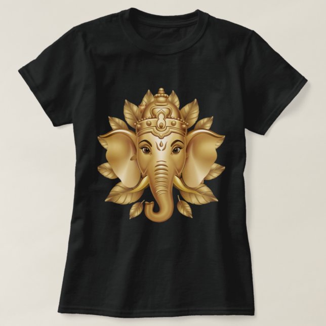 Ganesha 3 Kvinnor T Shirt (Design framsida)